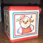 Vintage 1988 Meritus Industries Inc Clown Toy Jack In The Box Works Spotty