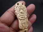 Taino Pre-columbian C 1000-1500 Ad Nice Carved Shell Pendant  rare  S4083