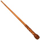 15  Hand Carved Bunty Mahogany Wood Magic Wand Witch Wizard Wicca Pagan W  Bag