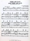 And There Are Days Sheet Music The First 1981 Musical Flop Jackie Robinson