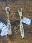 Vintage Ussr Russian 875 Silver Niello Gilt Tea Serving Set Severnaya Chern 4pc