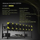 Veddha V4c 8-gpu Mining Case Aluminum Mining Rig Open Air Frame Case