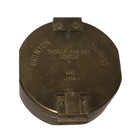 Antique Solid Brass Briton Compass Mki 1914 London England  Thomas J Evans  Esq