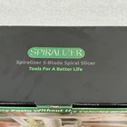 Spiralizer 5-blade Vegetable Spiral Slicer Maker Shredder White New Condition
