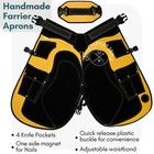 Farrier Apron Chaps Suede Leather Magnet Knife Pockets Horse Shoeing Forge