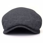 Ql Quality Plaid Ivy Hat Wool Stripe Gatsby Cap Golf Driving Flat Cabbie Newsboy