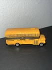 Yellow Porcelain School Bus Hinged Trinket Box