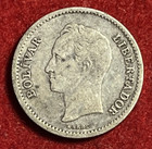 Venezuela 25 Centimos 1946 Silver Coin Y 20 T7394a