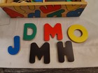Children s Melissa   Doug 52 Piece Wooden Alphabet Magnetic Set Upper lower Case