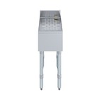 12 In  X 18 In  Stainless Steel Underbar Drainboard