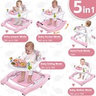 Foldable Baby 5-in-1 Activity Walker - Rocker  Activity Center  Bouncer  Seat   