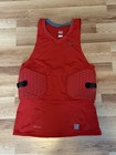 Nike Pro Combat Padded Basketball Compression Tank Top Red 351755-658 Xl New