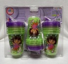 12 Pack Brand New Dora The Explorer 12oz Spill-proof Cups Munchkin Reusable
