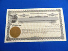 Vintage Blank Stock Certificates  4  Eagle Vignette Gold Seal   Lines