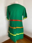 Handmade Green Native American Ribbon Ceremonial Dress Pow Wow Regalia 