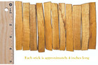 100 Palo Santo Sticks - 100 Pack - Holy Wood Incense Stick - Wholesale Bulk Lot 