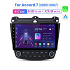 For Honda Accord 7 2003-2007 Android 12 Gps Car Radio Stereo Carplay Wifi 10  