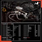  Oil Pressure Switch Sensor  3 Pins  Compatible With Bmw 335i  435i  535i  X3  