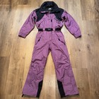 Helly Hansen Ski Suit Womens Medium Snowsuit One Piece Snow Bib Waterproof Vtg