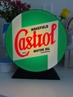 Castrol Wakefield Motor Oil Round Lighted Advertising Sign Gas   Oil Theme