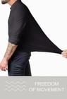 Men   s Muscle Fit Dress Shirts Athletic Slim Fit Long Sleeve Button Down Shirt