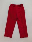 Levi s Bend Over Vintage Women s Pants Slacks Size 18 Red High Rise Flat Front