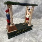 Acrobat Bank Antique Cast Iron Mechanical Bank Works Reproduction