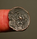 Ks12-53  Kushano-sasanian  Ardashir I  C  230-245ad    Goddess Anahita Enthroned