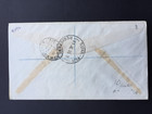 D Fiji 1955 2 6d X 4 On Suva Registered Qe2 Visit Illustrated Cover To Usa