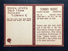 Vintage 1967 Philadelphia  7 Tommy Nobis Rookie Atlanta Falcons Rc Nice Ex  1a