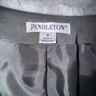 Pendleton Suit Women   s Two Piece Set Gray Blazer Jacket Sz 8 Dress Pants Sz 4