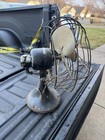 Ge Vintage Table Fan 49x723 Metal Black 1940  Tilt 3-blade Antique 115v