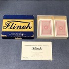 Vintage Parker Brothers Flinch Card Game With Original Box   Instructions 1938 F