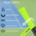 Tennis Racket Grip Tape  6 Pack Precut Anti Slip Tennis Grip Tape  Super Absorbe