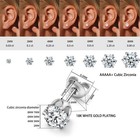 316l Stainless Steel Stud Set For Women Men  20g Hypoallergenic Cartilage Jew   
