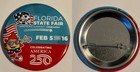 Florida State Fair 2026 250 Years America Celebration Gift  Lapel Hat  Pin Tampa