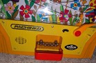 1973 Epoch Playthings Orange Plastic Pachinko Machine W  Balls No Legs