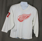 Paul Coffey Detroit Red Wings  77 Autographed Custom Small Jersey White Red Vtg