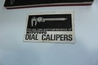 Vintage Mitutoyo 6  Dial Caliper With Manual In A Starrett Rigid Storage Case 