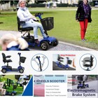 2025 4 Wheels Mobility Scooter Power Wheelchair Folding Electric For Travel New