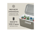 Coleman 316 Series 120qt Hard Chest Cooler  Silver Ash