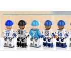 5x Lot Mlb Baseball Minifigures Ohtani Judge Witt Jr Soto Betts Set Yankees Bat