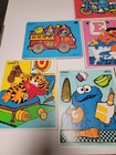 Vintage Playskool Wood Puzzles Mixed Lot Of 8 Disney Peanuts And Sesame Street