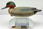 1998 Signed Frederick  rick  Brown Pair Of Green Wing Teal Vintage Duck Decoys