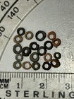 30 Ancient Egyptian Multicolored Terra Cotta Beads From A Mummies Necklace