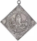 Ulm 1910 Shooting Silver Medal Unc City View Klippe Germany Very Rare