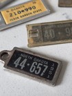 9 Vtg North Dakota Dav Mini License Plate Tag Keychain Disabled American Veteran