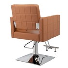 All Purpose Hydraulic Barber Chair Hair Salon Chair Spa Beauty Equipment  Brown