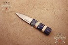 Stain Steel 8 Inches Knife Celtic Scottish Dirk Sgian Dubh Dagger Bone Handle