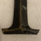 Vintage Or Antique Cast Bronze Or Brass 9    Letter N Building Marquee Sign